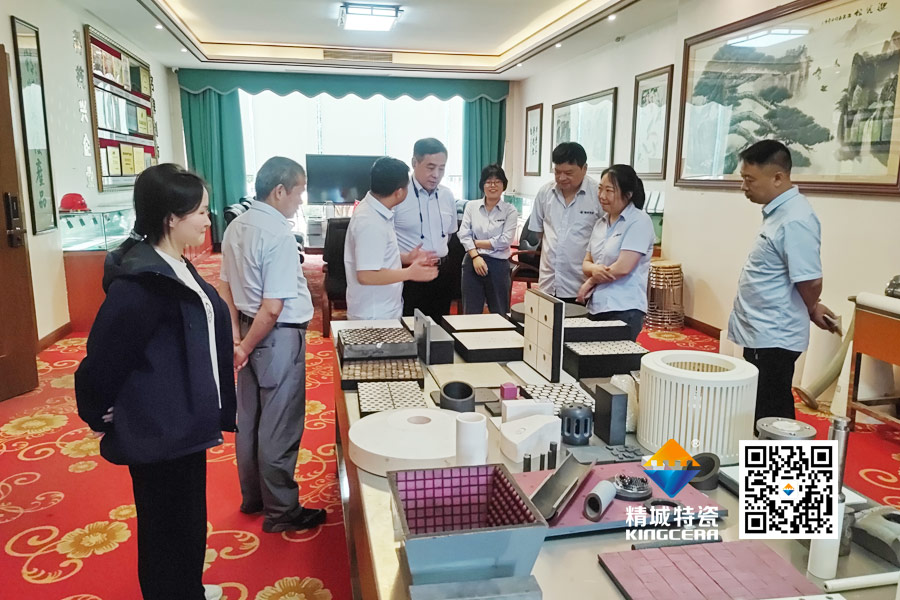 清华大学潘伟教授到访精城特瓷